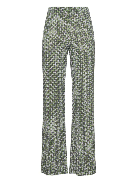 MALIPARMI geometric-pattern trousers