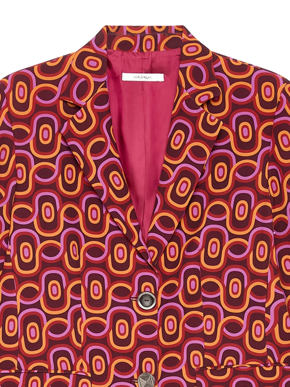 MALIPARMI geometric-print single-breasted blazer | Blazers | Image 2