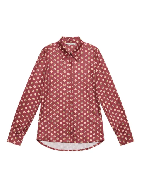 MALIPARMI geometric-print collared shirt
