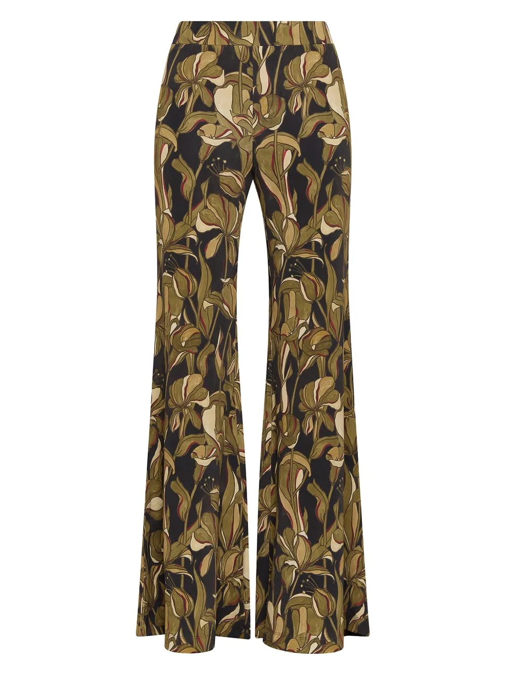 MALIPARMI Lily's Ballet flared broek met print - Grijs