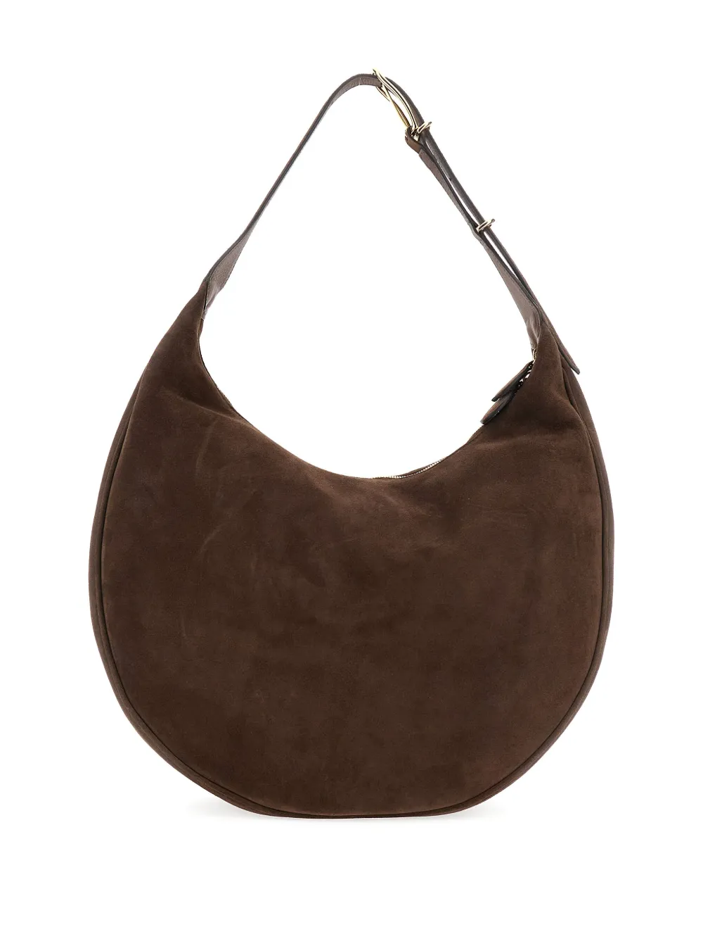 Little Liffner Suede Shoulder Bag In Brown