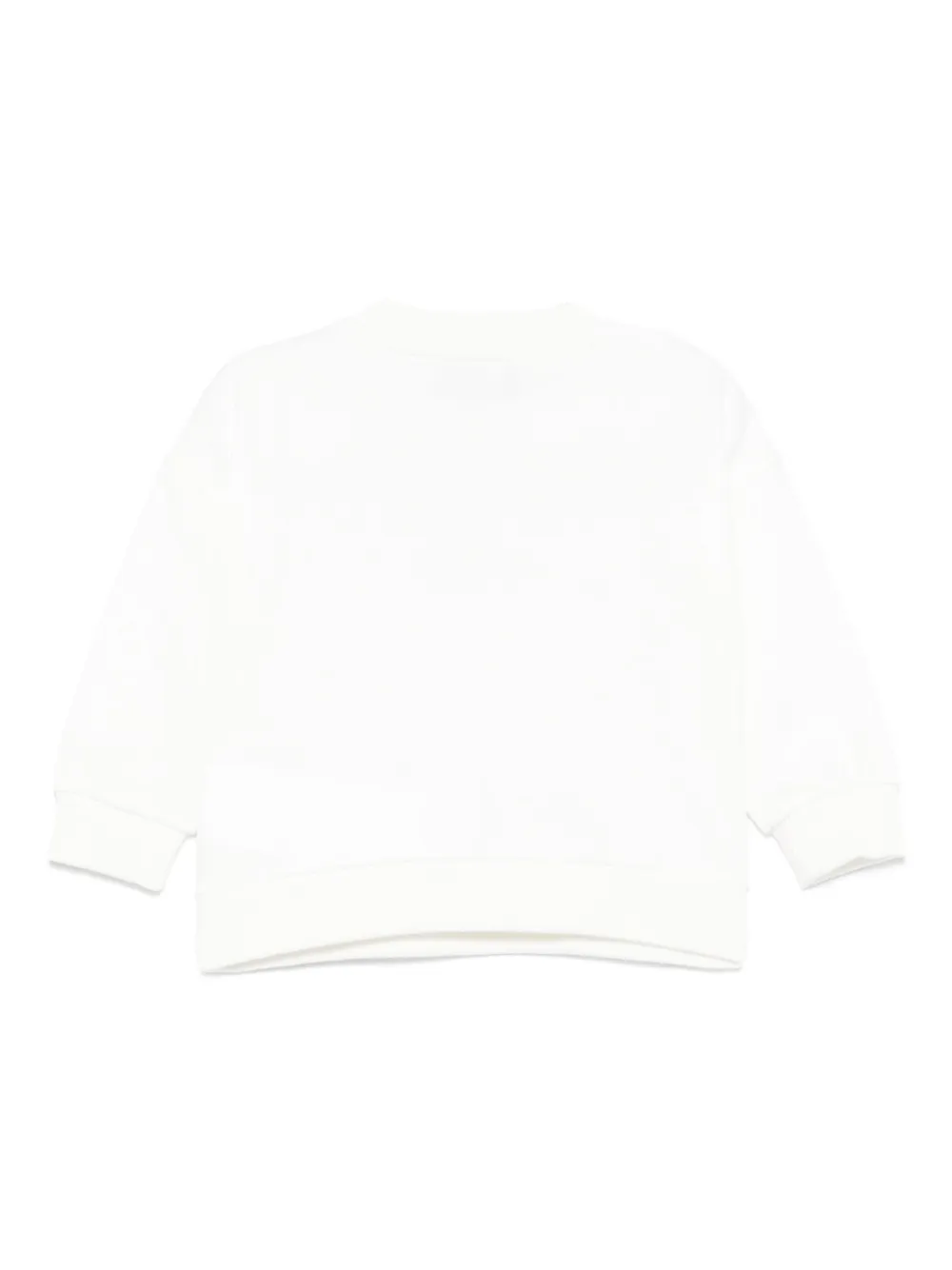 Moschino Kids Sweater met teddybeer-logo Wit
