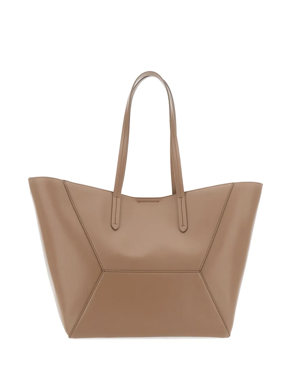 Brunello Cucinelli geometric-panel tote bag Beige
