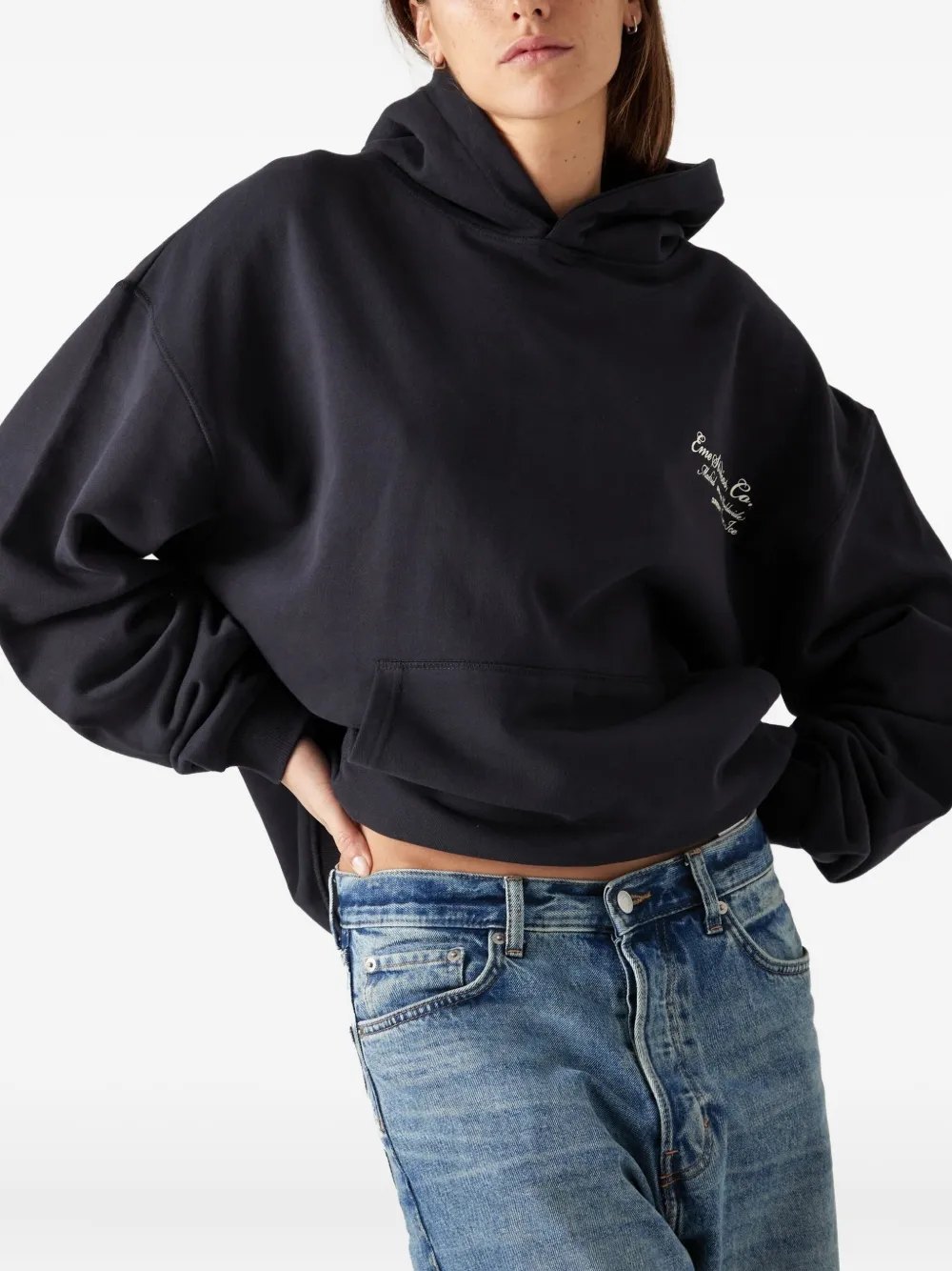 ALEMAIS Hoodie met print Blauw