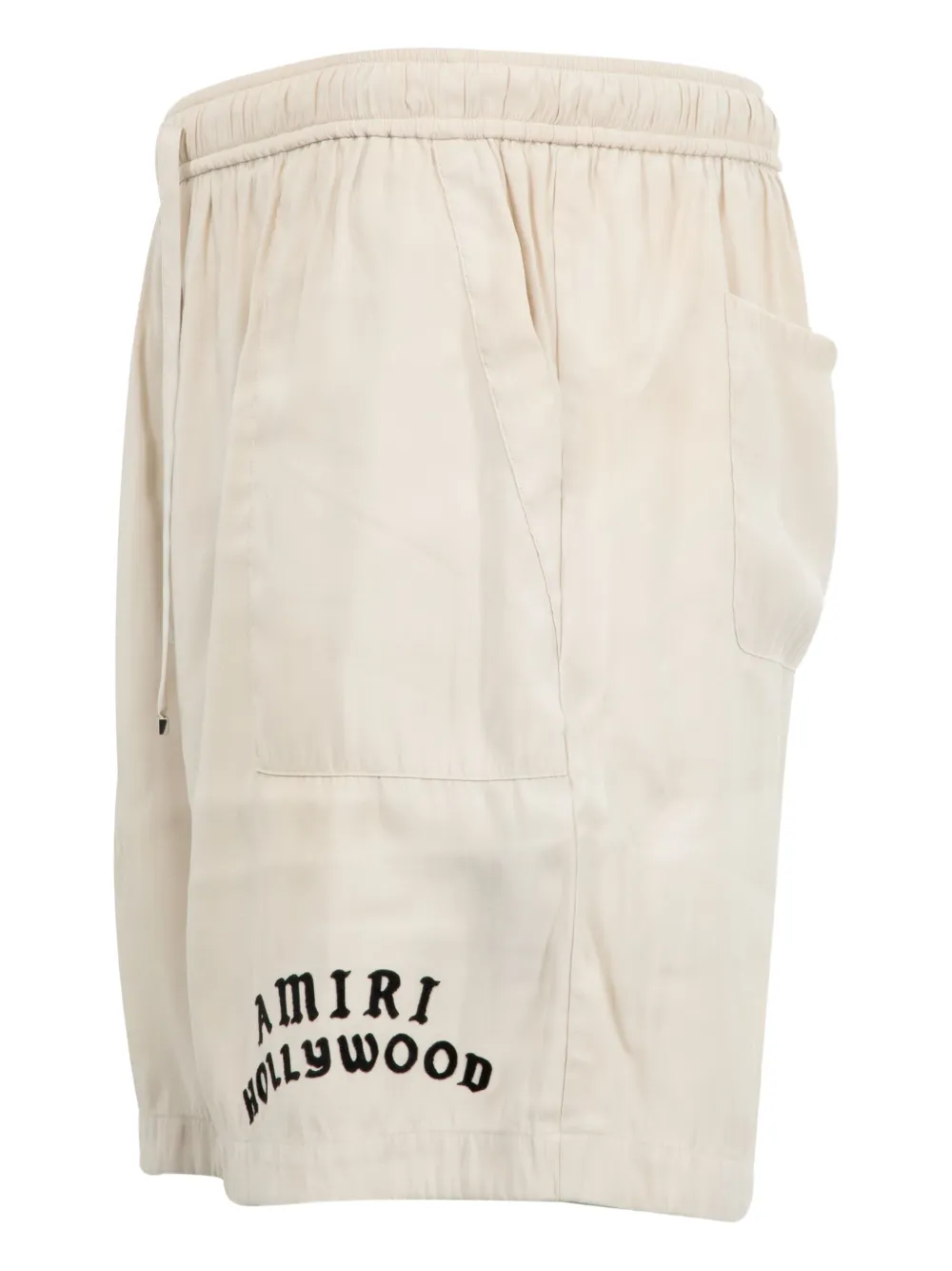 AMIRI Shorts met Hollywood-patroon Beige