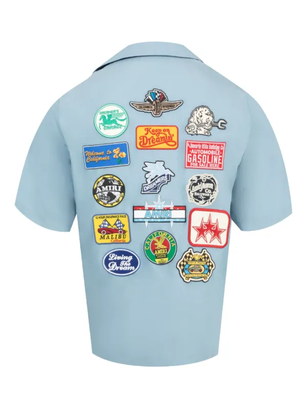 SS23 AMIRI PATCHWORK BASEBALL SHIRT XXL OVERSIZED AMIRI 22 TEE