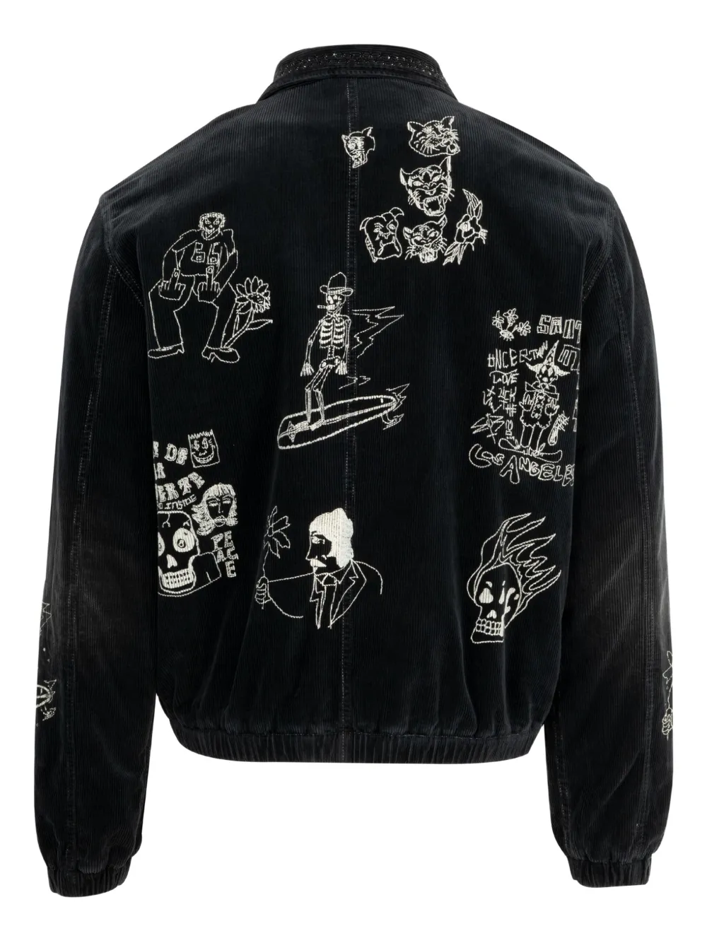 Cout De La Liberte Corduroy Jacket In Black