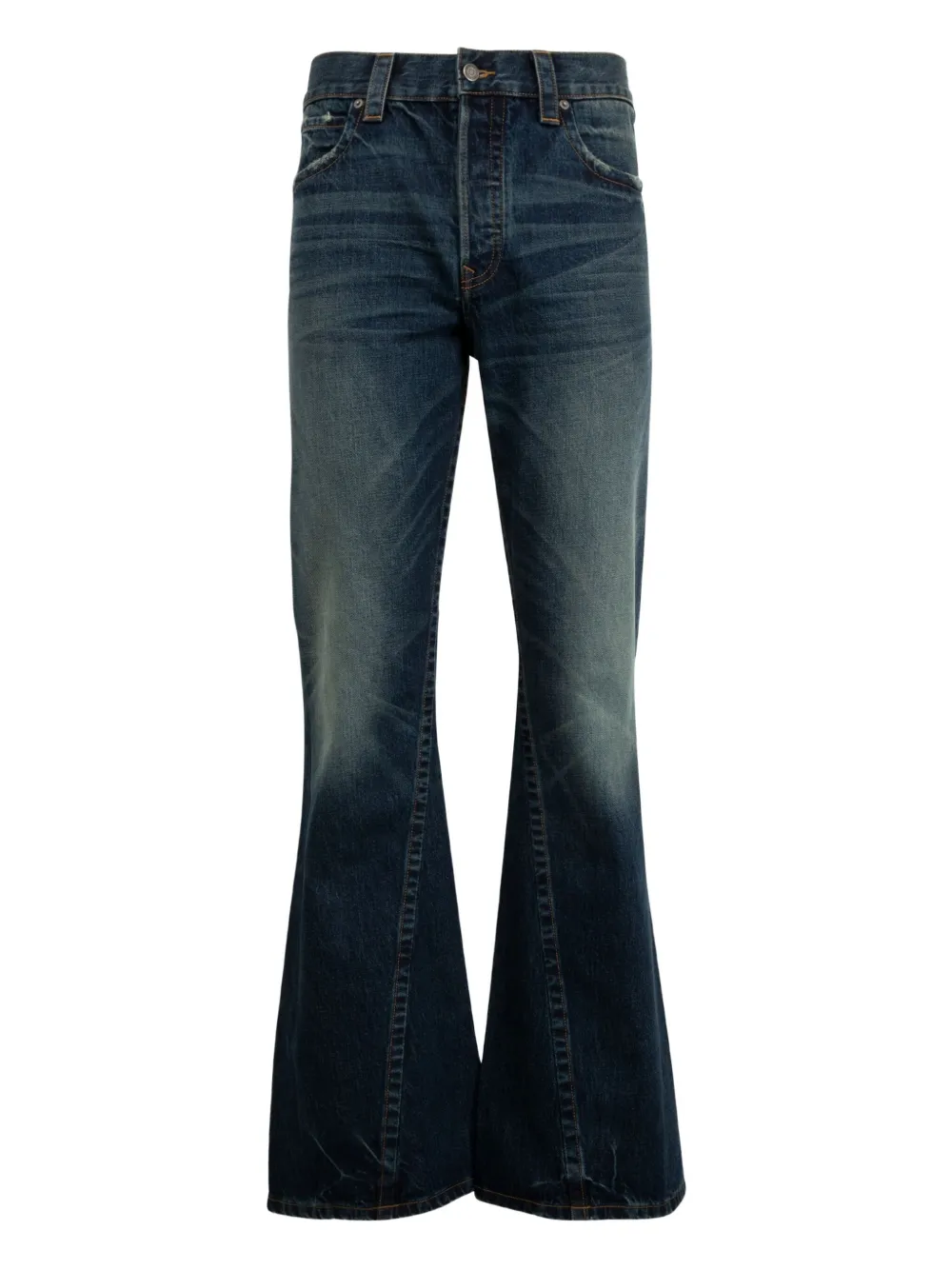 cout de la liberte twisted cotton jeans | Blue | Image 1