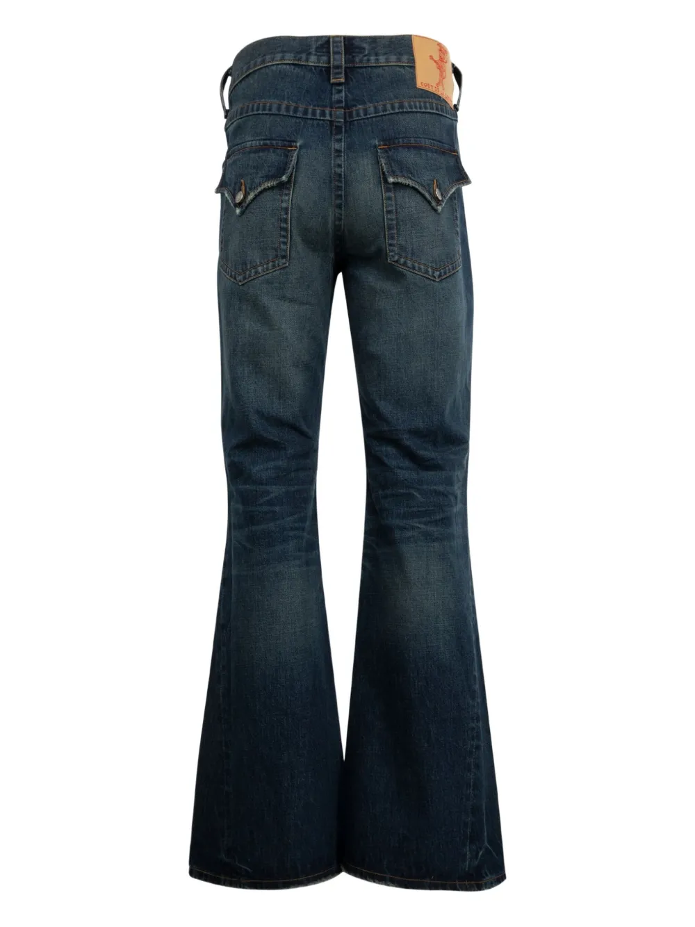 Cout de la liberte Gedraaide katoenen jeans - Blauw