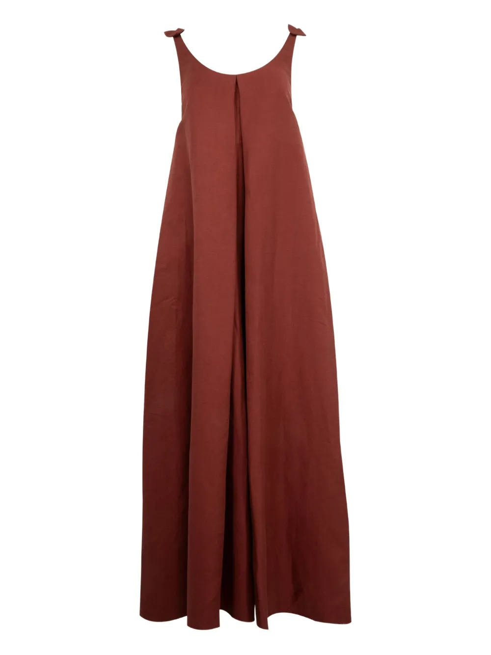 Gabriela Hearst bow-embellishment maxi dress | Brown | Image 1