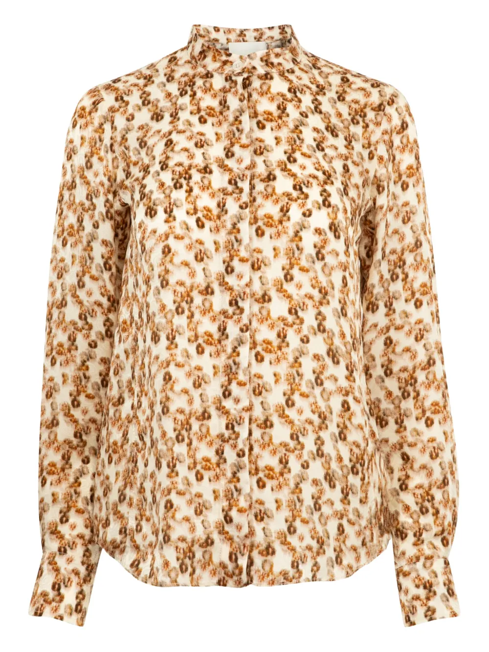 Isabel Marant Ilda Floral-print Blouse In Brown