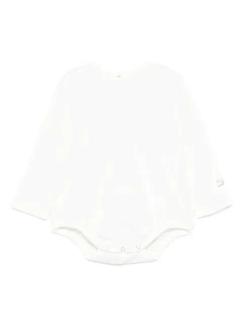 Elisabetta Franchi La Mia Bambina long-sleeve button bodysuit