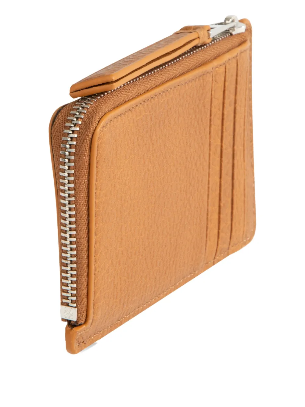 Loewe Puzzle Coin Zip Cardholder In Brown