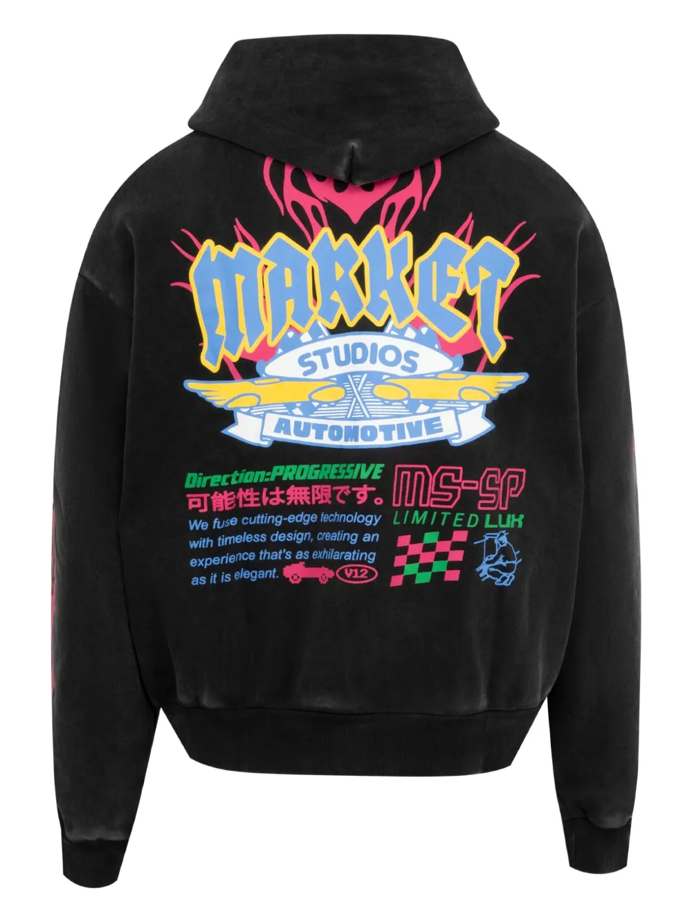 MARKET flame-print hoodie | Hoodies | Image 2