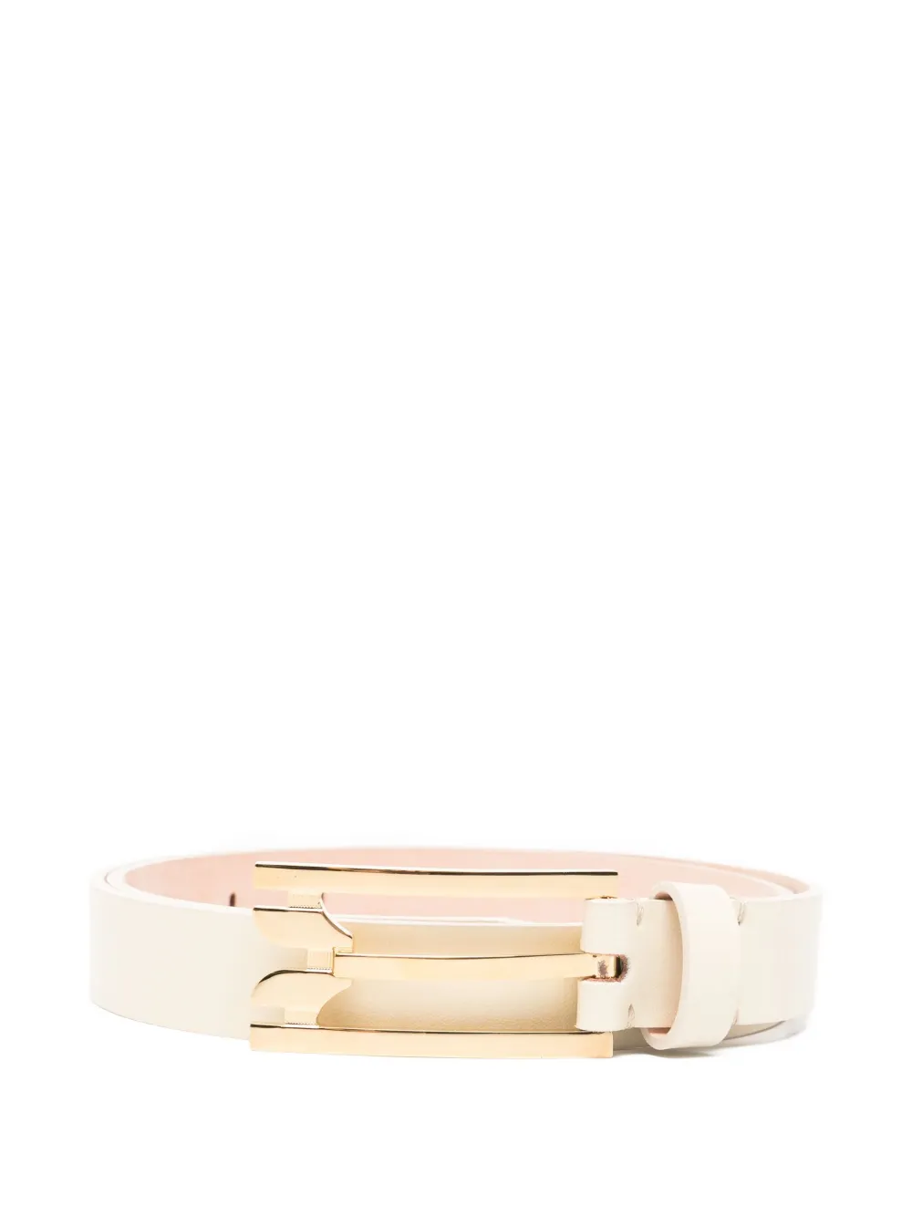 Victoria Beckham bar buckle belt - Toni neutri