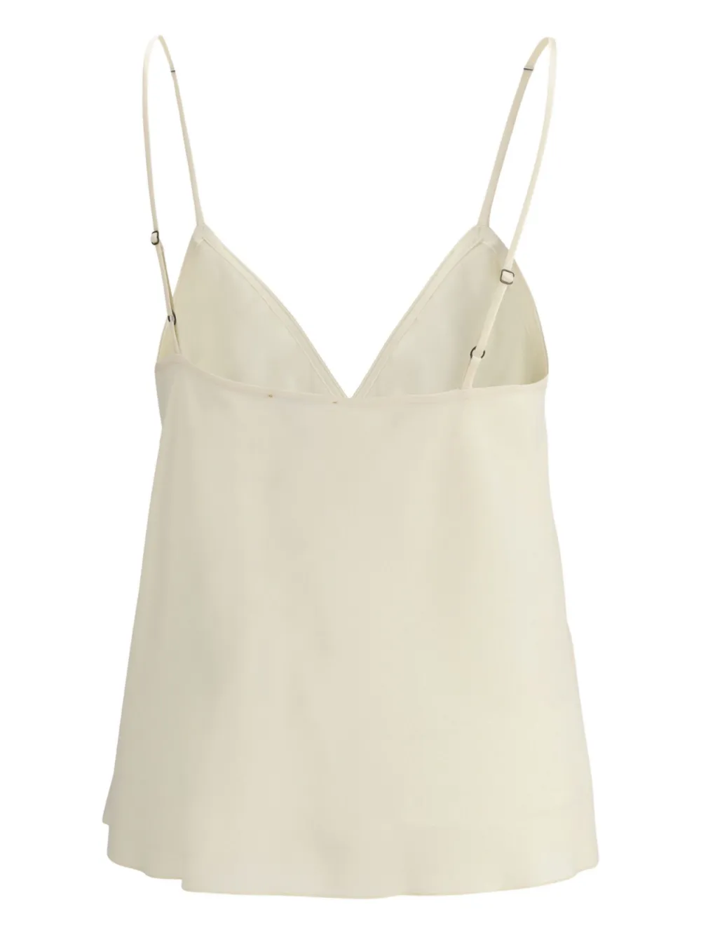 Forte Forte satin-panelled top - Wit