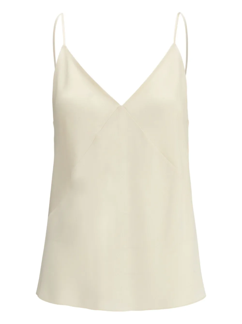Forte satin-panelled top Wit