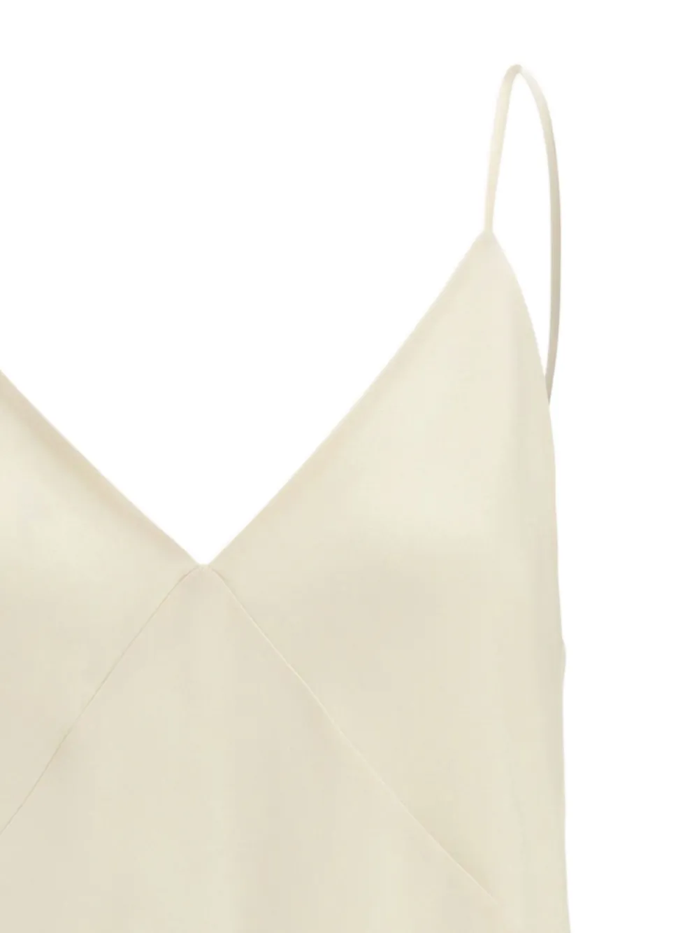 Forte satin-panelled top Wit