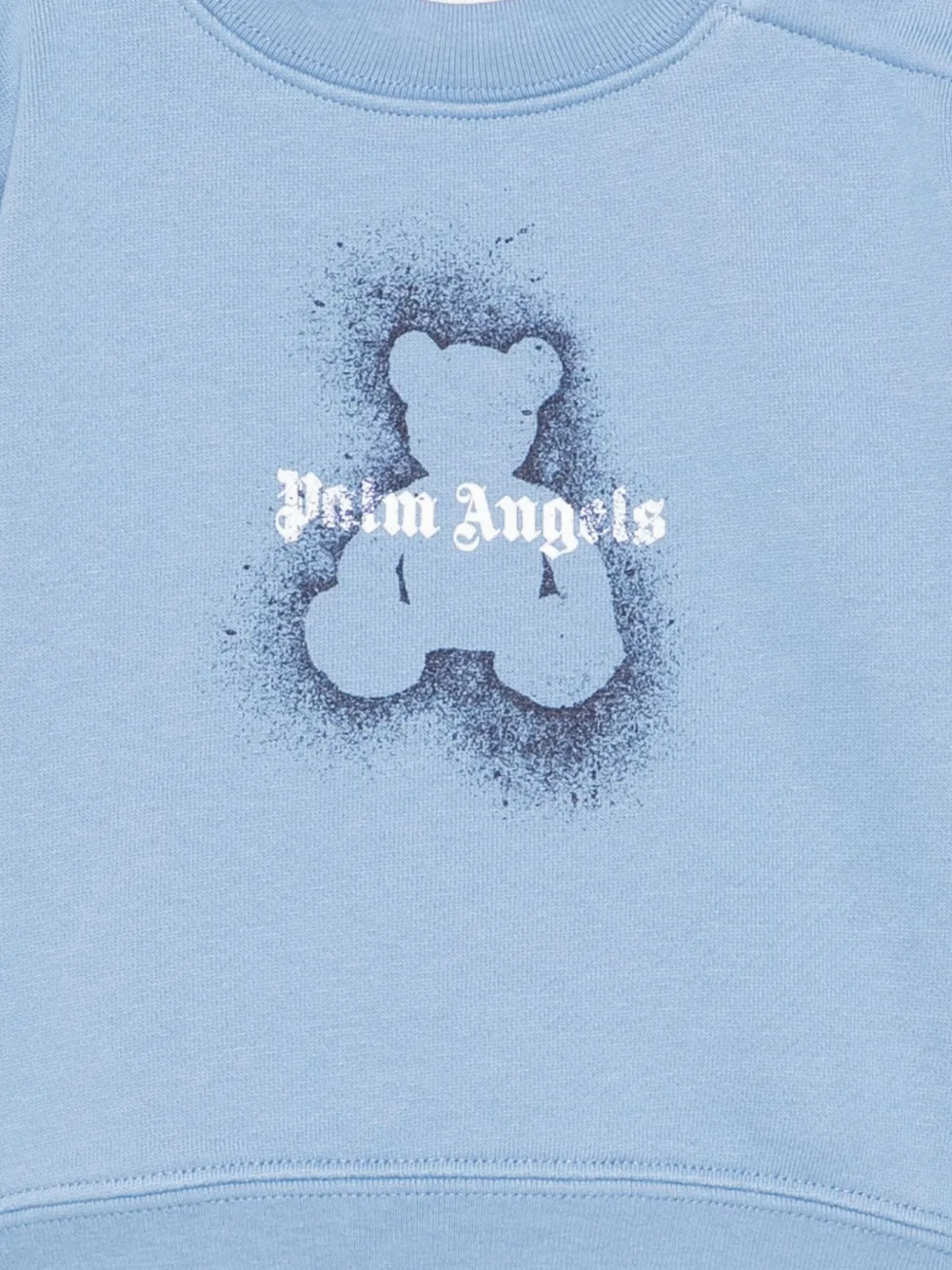 Palm Angels Kids Sweater met print Blauw