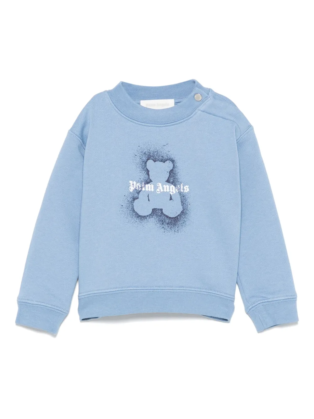 Palm Angels Kids Sweater met print Blauw