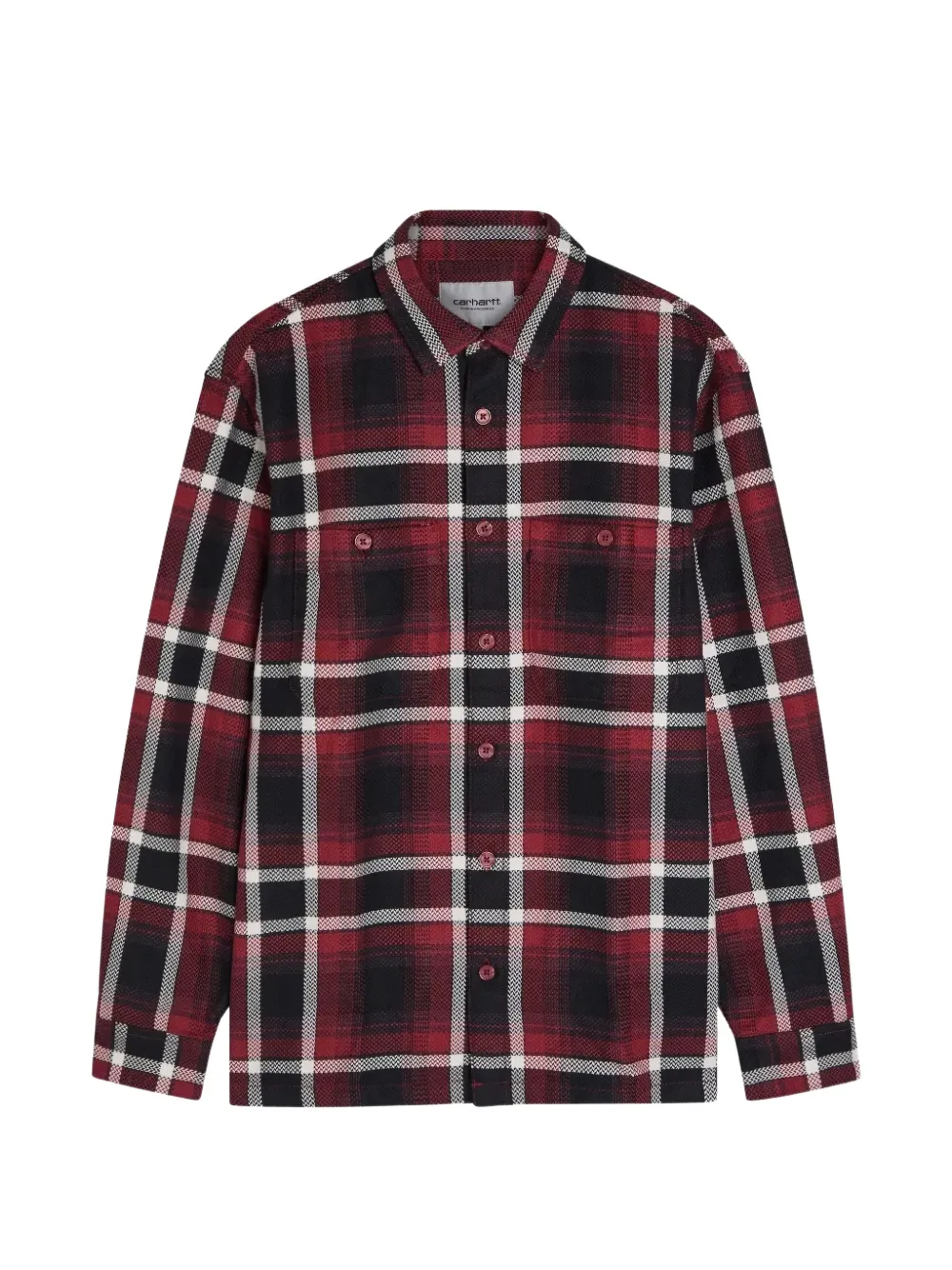 Carhartt WIP plaid patch-pocket shirt - Rosso