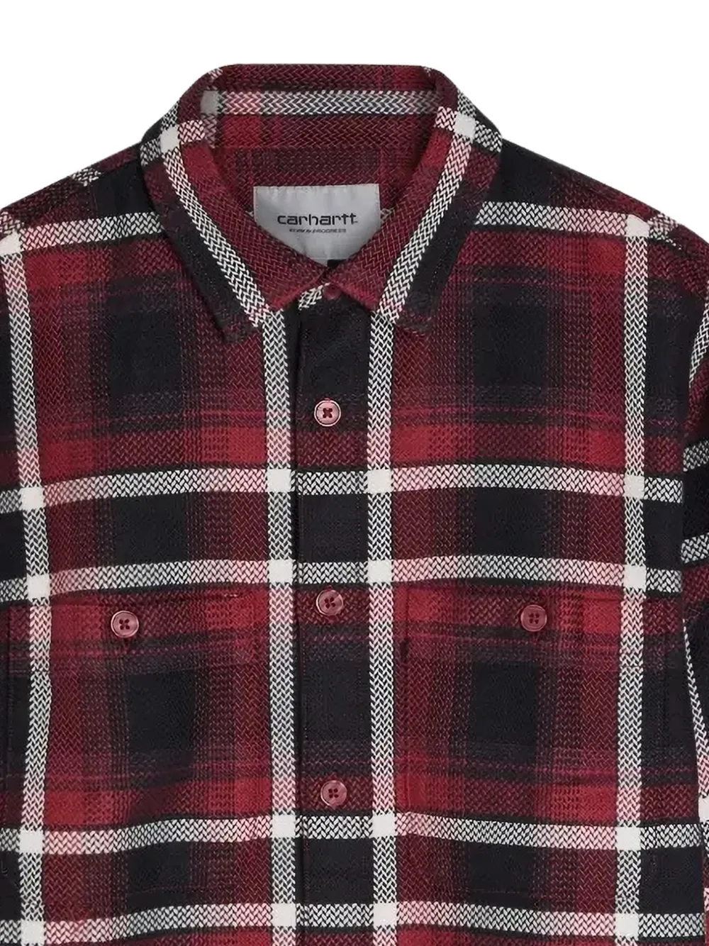 Carhartt WIP Geruit overhemd Rood