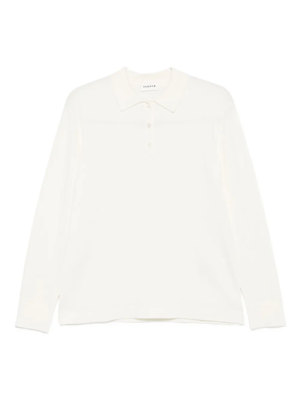 P.A.R.O.S.H. long-sleeve polo top Wit