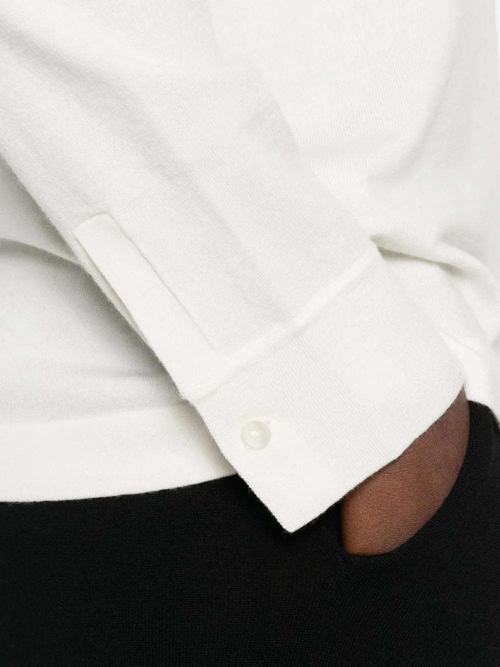 P.A.R.O.S.H. long-sleeve polo top Wit