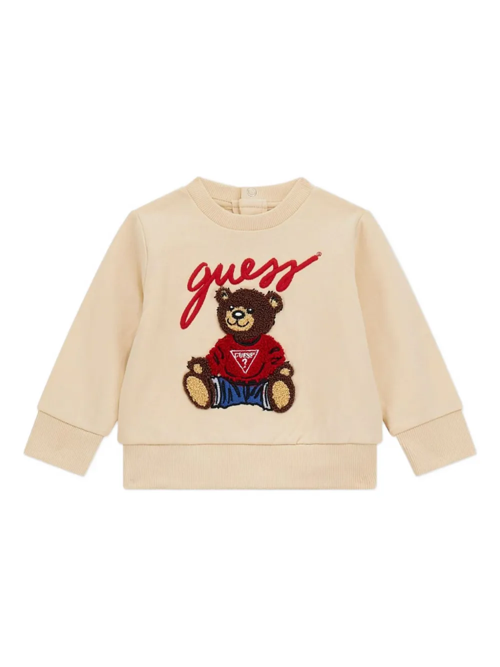 guess kids Trainingspak met geborduurd logo Beige