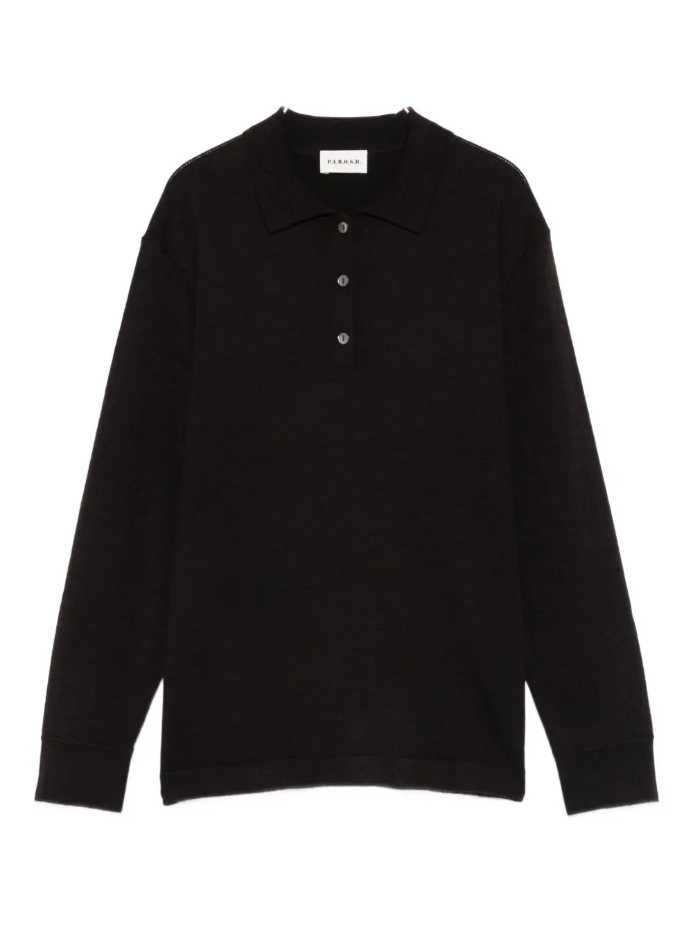 P.A.R.O.S.H. Polotop met lange mouwen Bruin