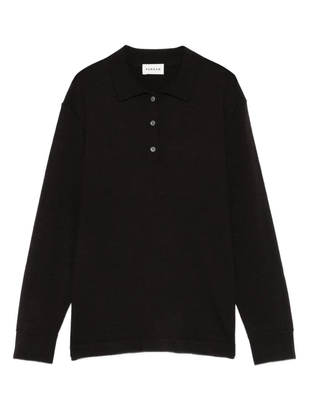 P.A.R.O.S.H. Polotop met lange mouwen Bruin