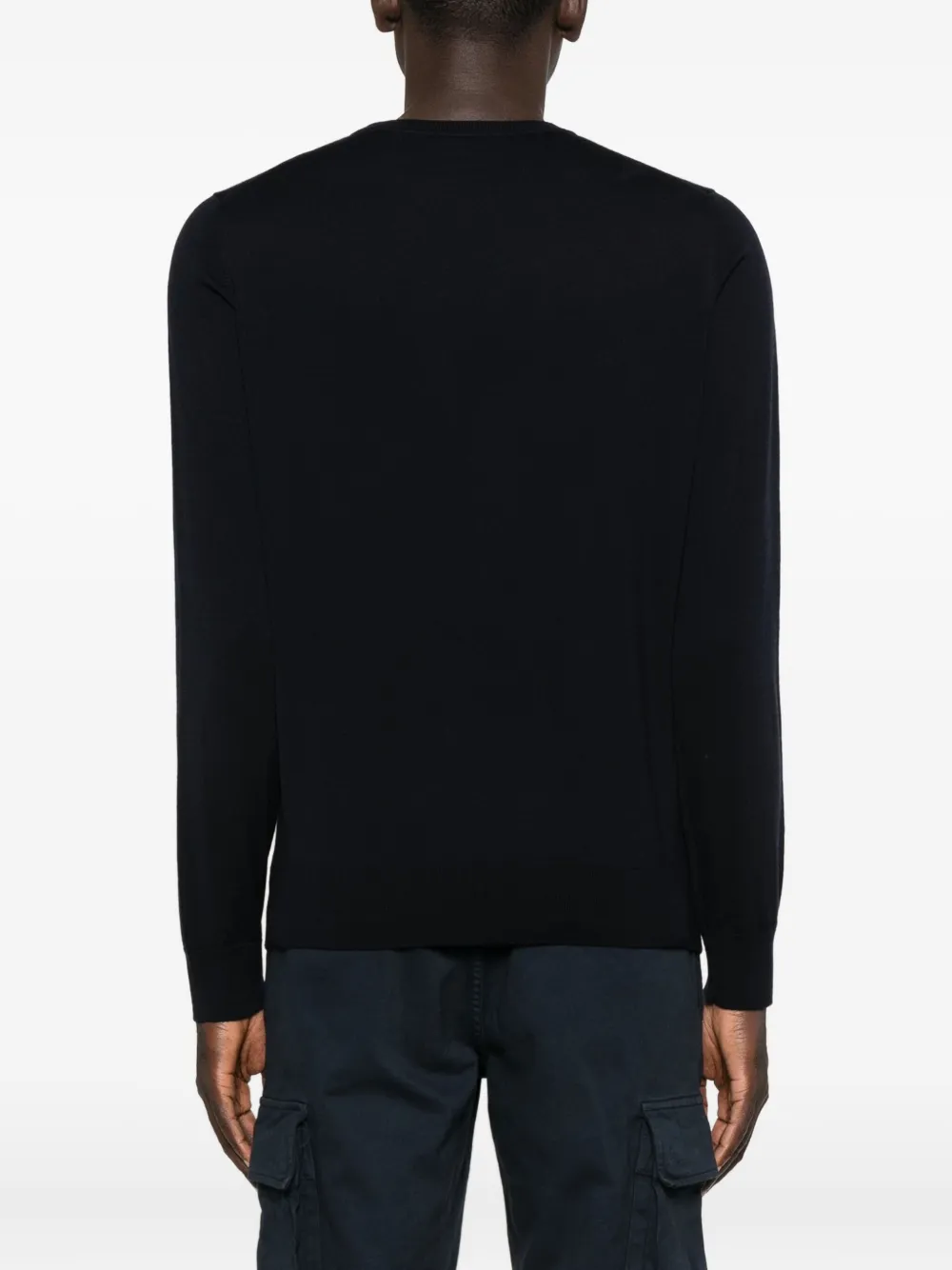 ALPHA STUDIO Trui met ronde hals Blauw