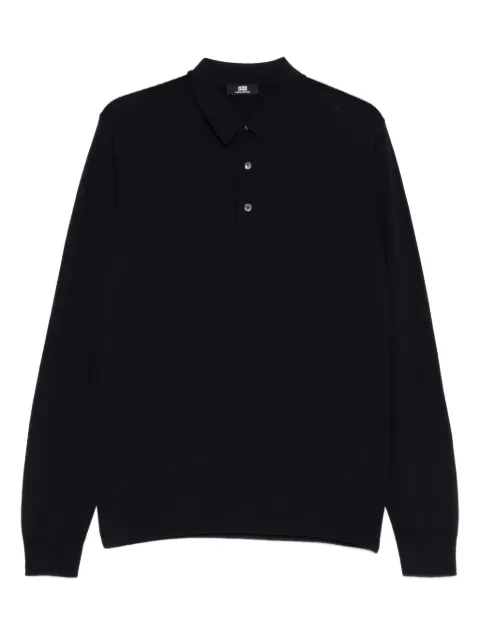 ALPHA STUDIO polo-neck long-sleeved sweater