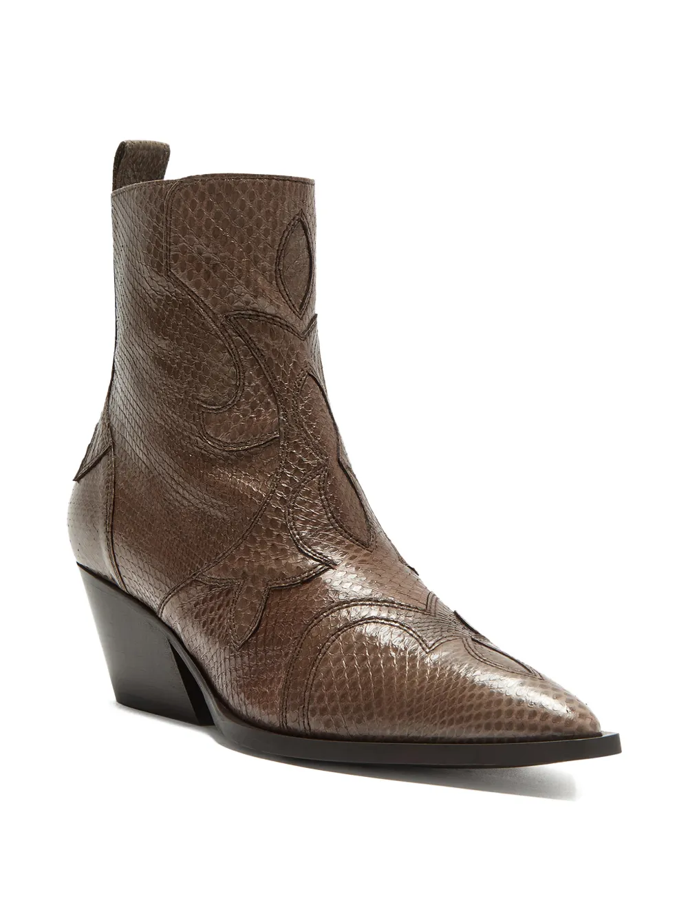 MALIPARMI 50mm pointed toe patterned boots | Ankle Boots | Image 2