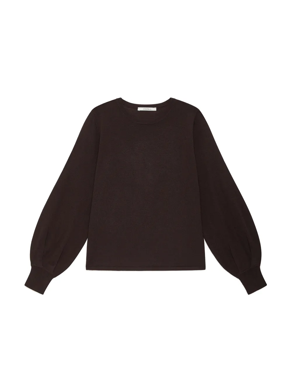 Maliparmi Balloon-sleeve Sweater In Brown