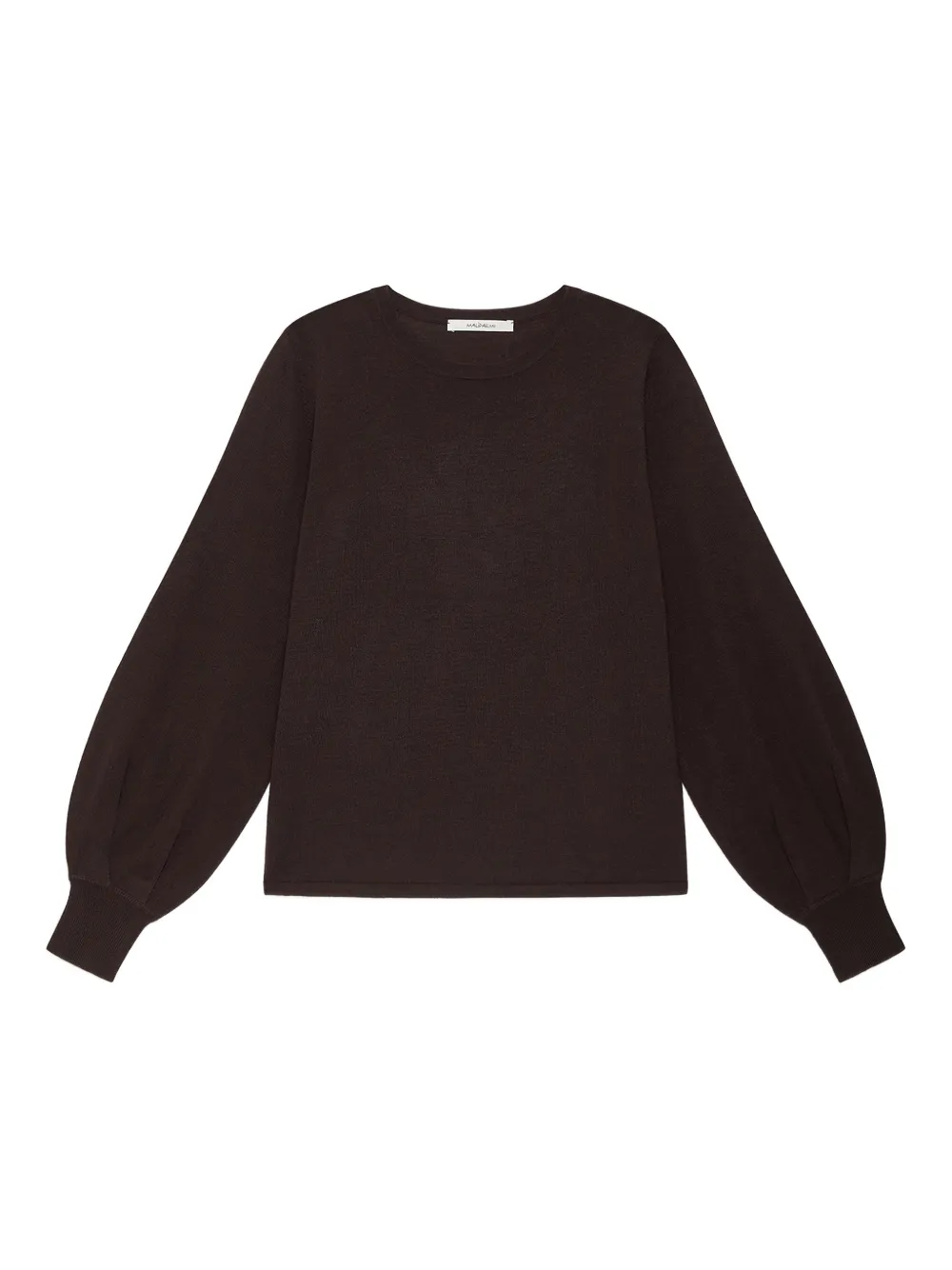 Maliparmi Balloon-sleeve Sweater In Brown
