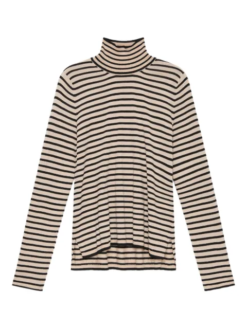 MALIPARMI haut rayé à col roulé