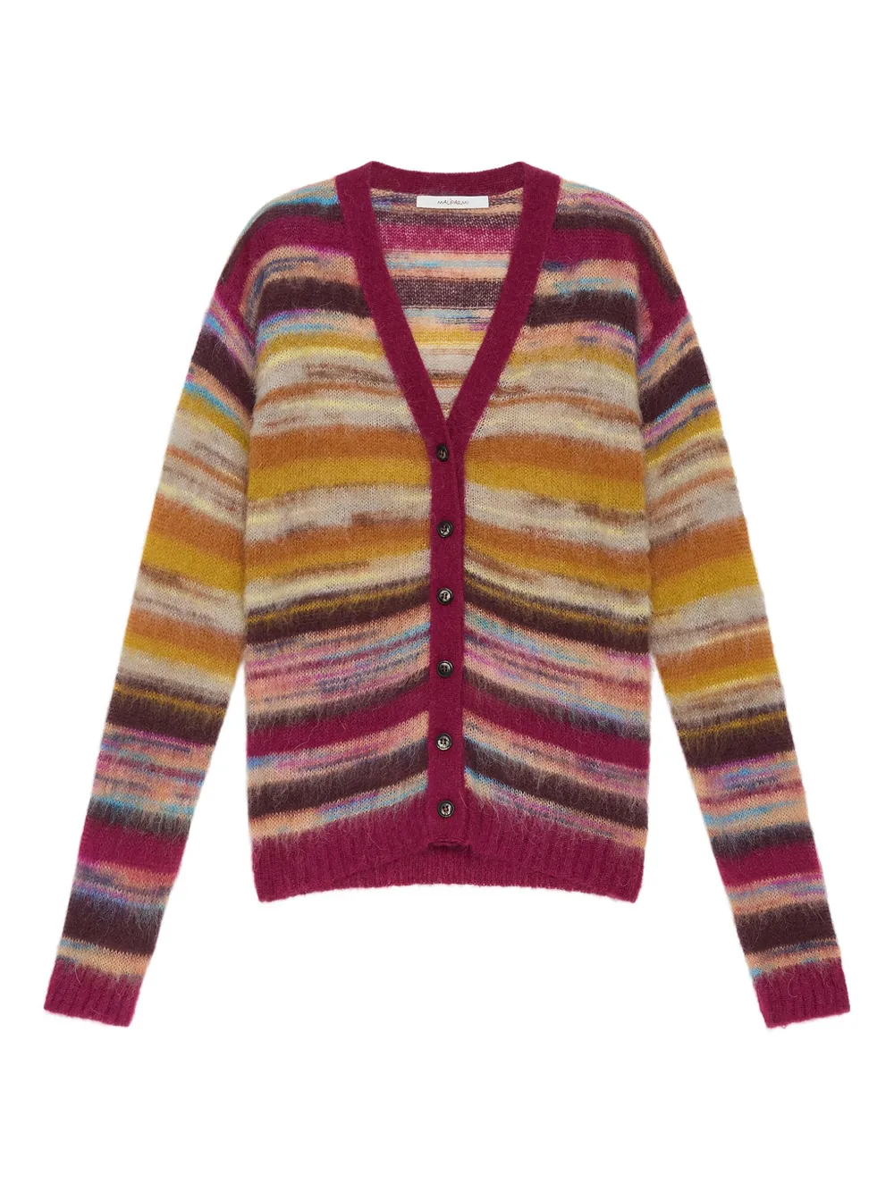 MALIPARMI ストライプ カーディガン - レッド