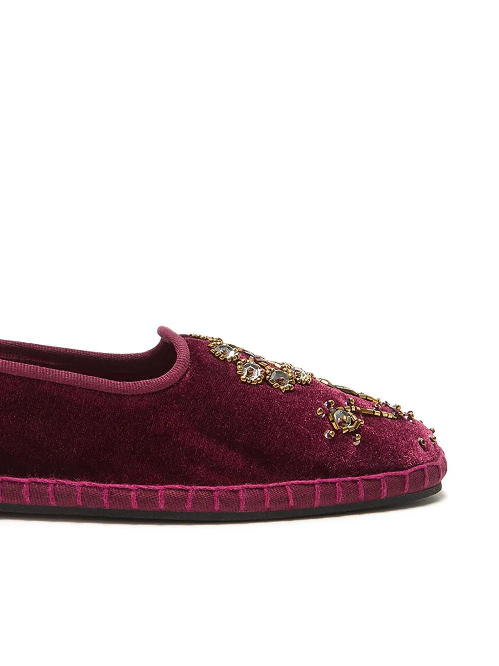 MALIPARMI Verfraaide ballerina's - Rood