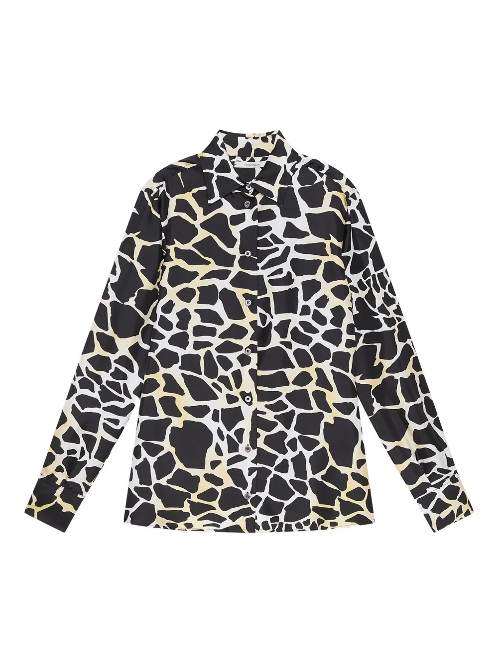 MALIPARMI giraffe-print button-down shirt | Black | Image 1