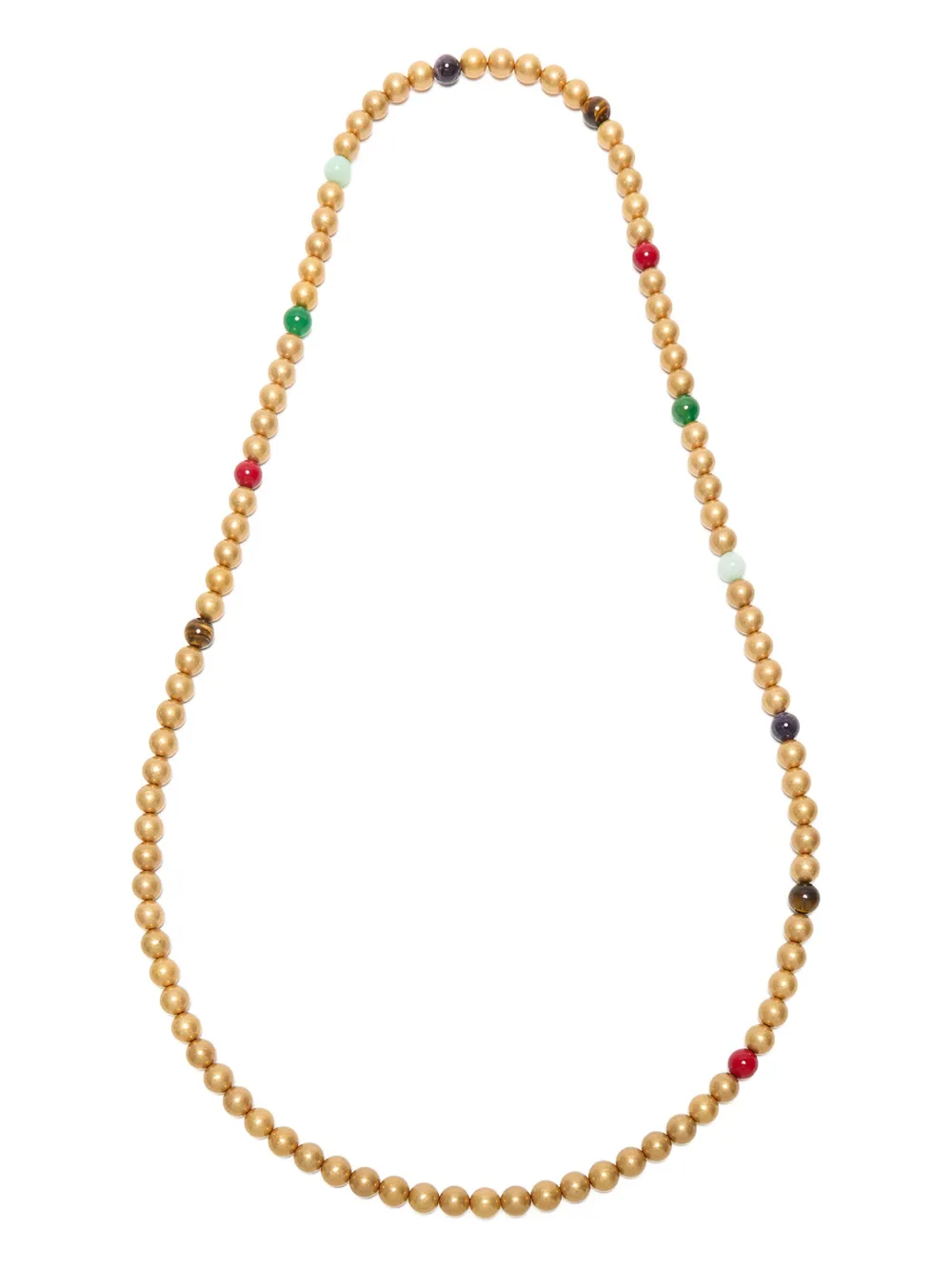 Maliparmi Bead-embellishment Necklace In Gold