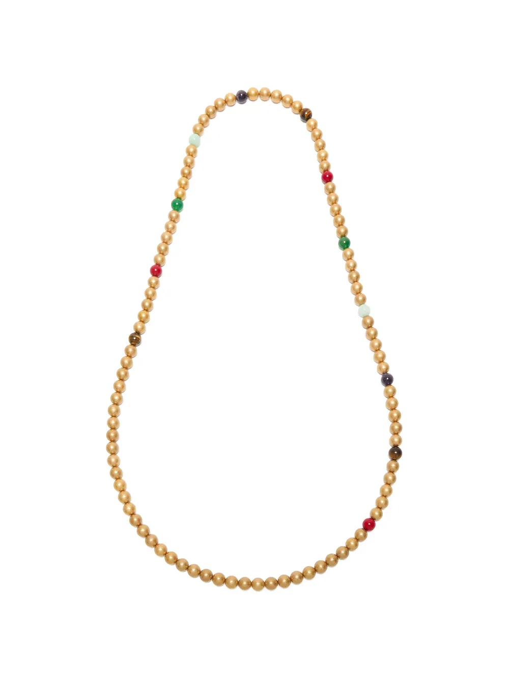 MALIPARMI bead-embellishment necklace - Goud