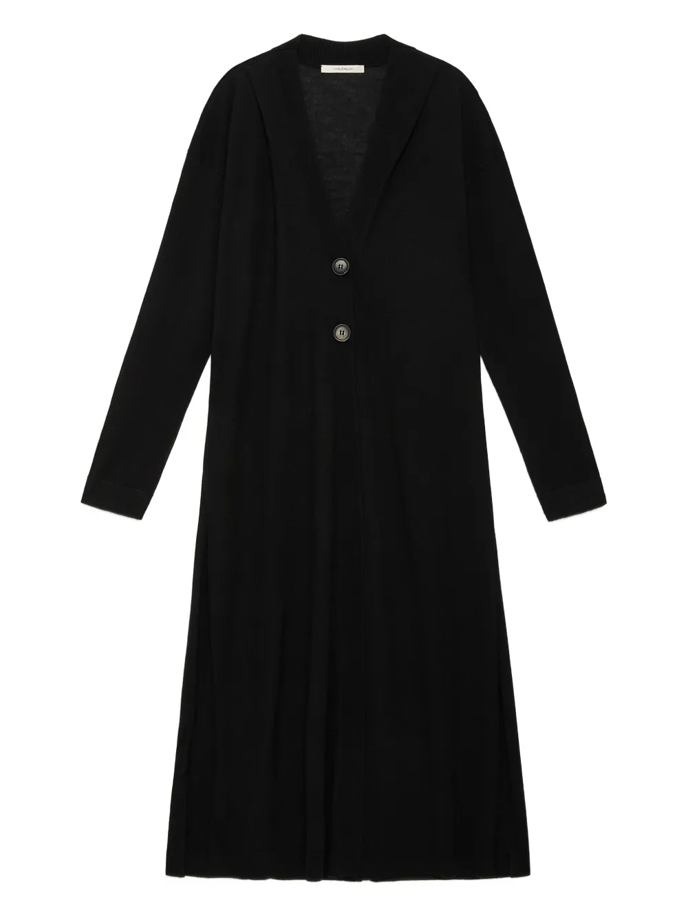 Maliparmi Button Hooded Coats In Black
