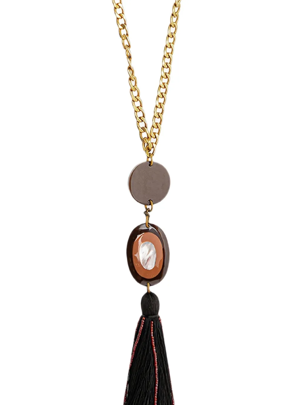MALIPARMI chain tassel necklace | Image 2