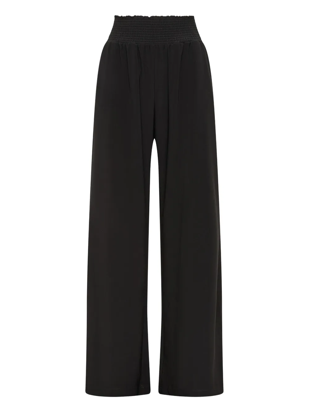 Maliparmi Elastic-waist Wide-leg Trousers In Black