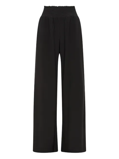 MALIPARMI elastic-waist wide-leg trousers