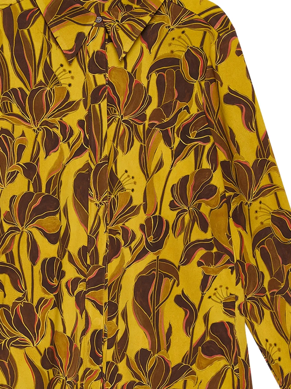  Maliparmi Balé Da Lily Floral Print Shirt - Yellow 