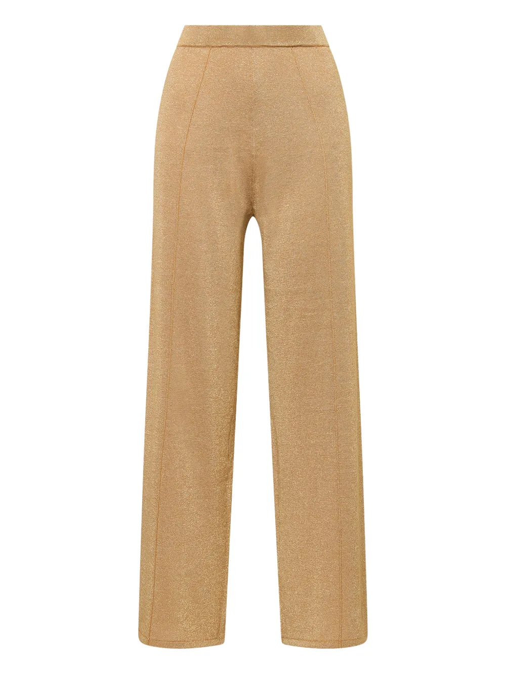 MALIPARMI seam detail trousers | Gold | Image 1