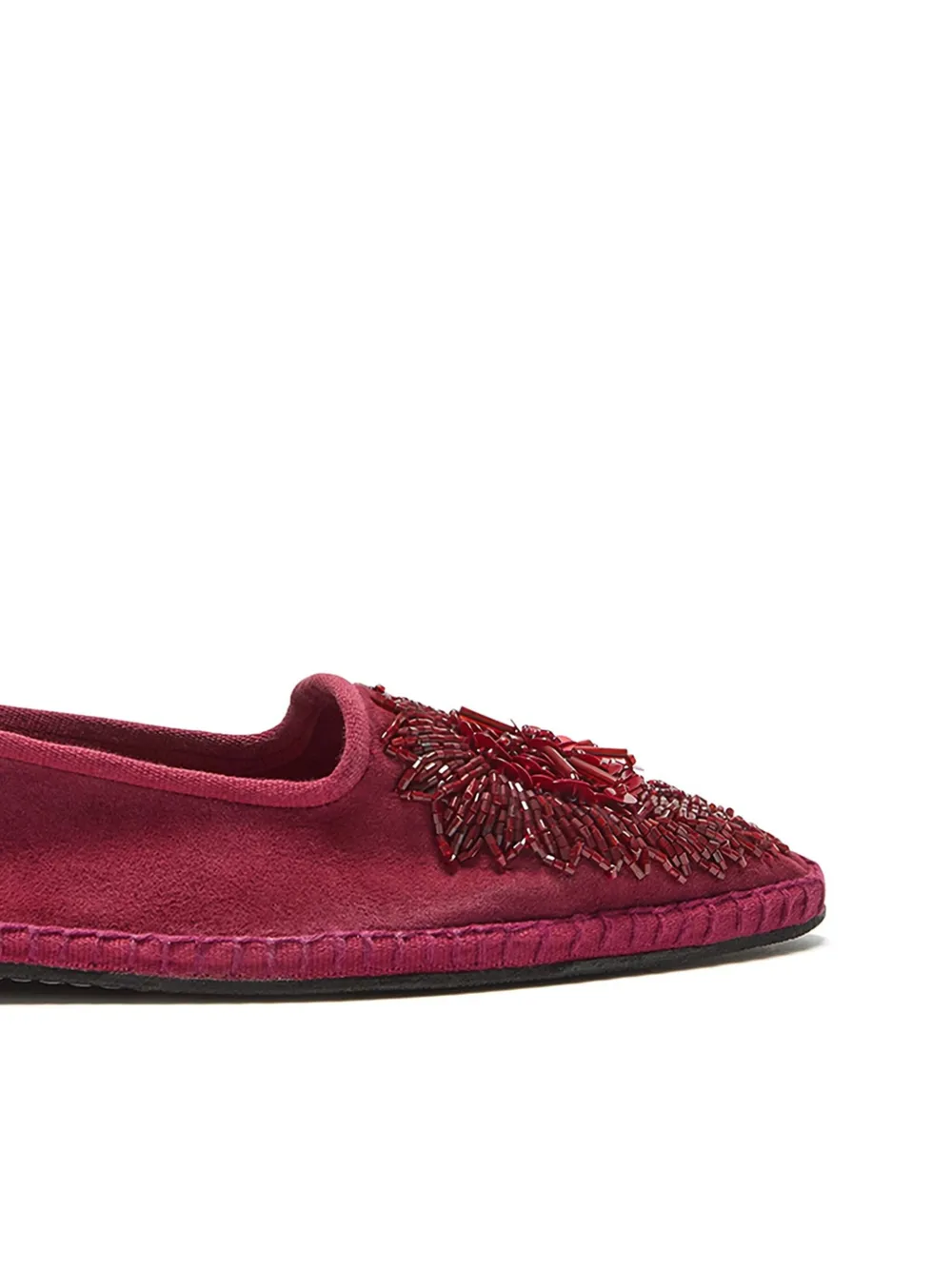 MALIPARMI beaded suede ballet flats | Image 2