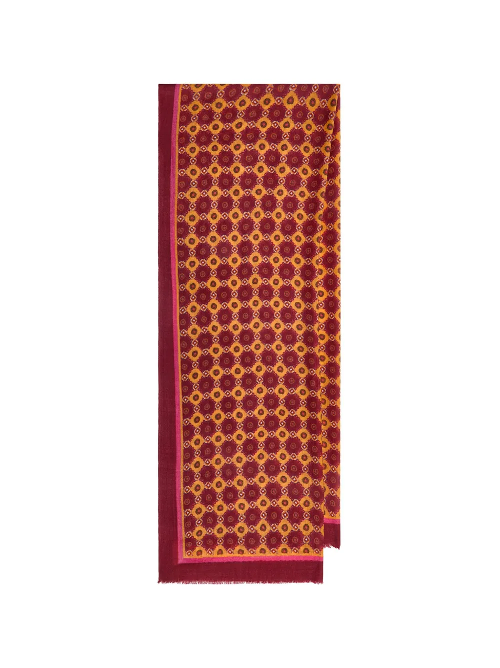 Maliparmi Geometric-patterned Scarf In Brown